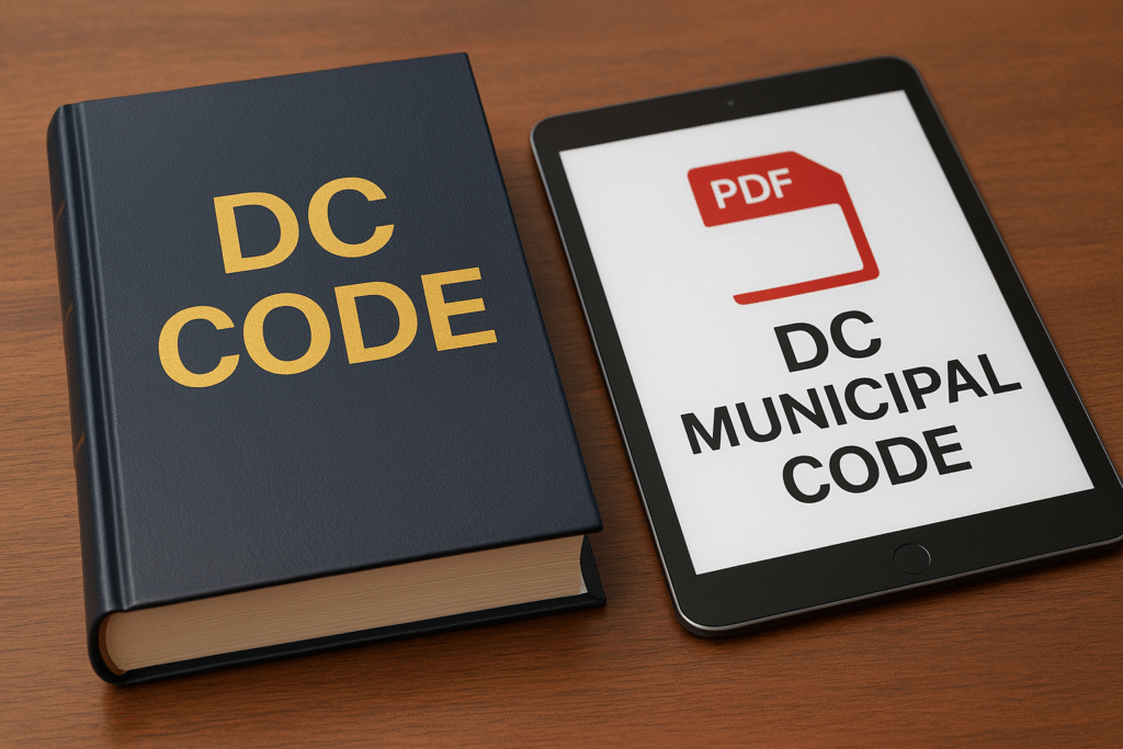 download DC municipal code PDF
