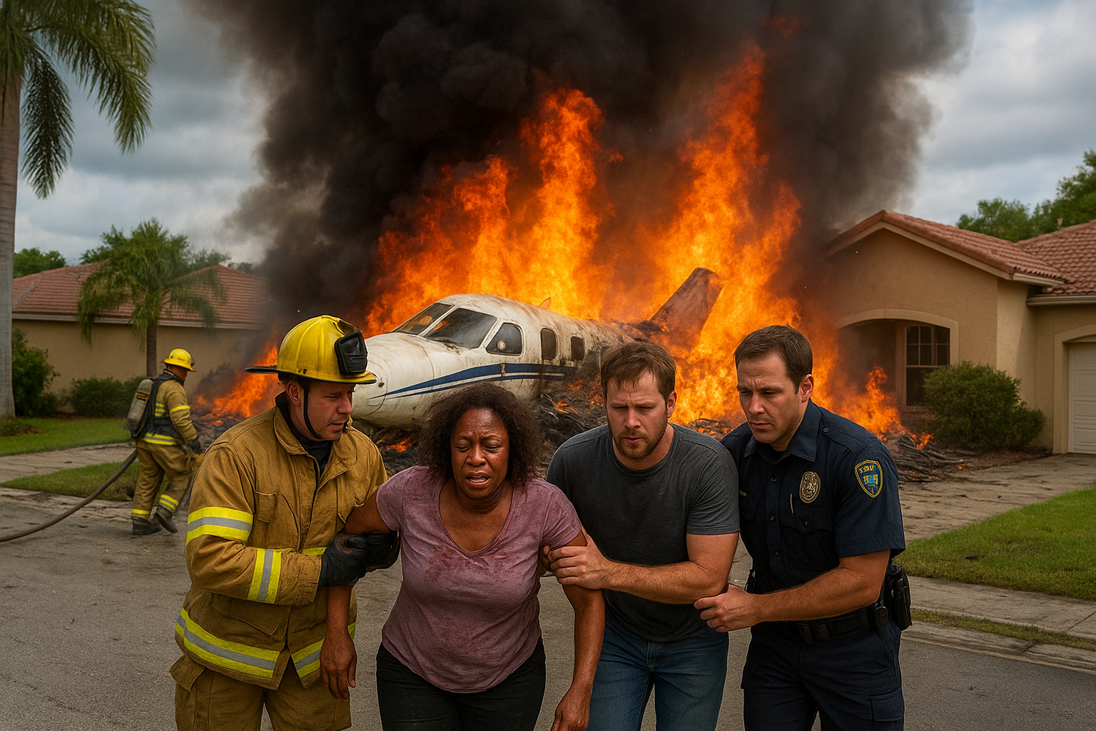 plane crash video